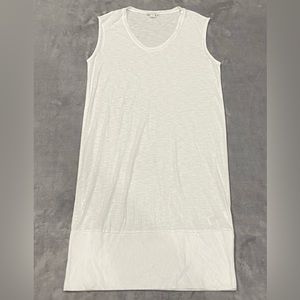 James Perse Light Weight White Tunic Dress Size 1 NWOT